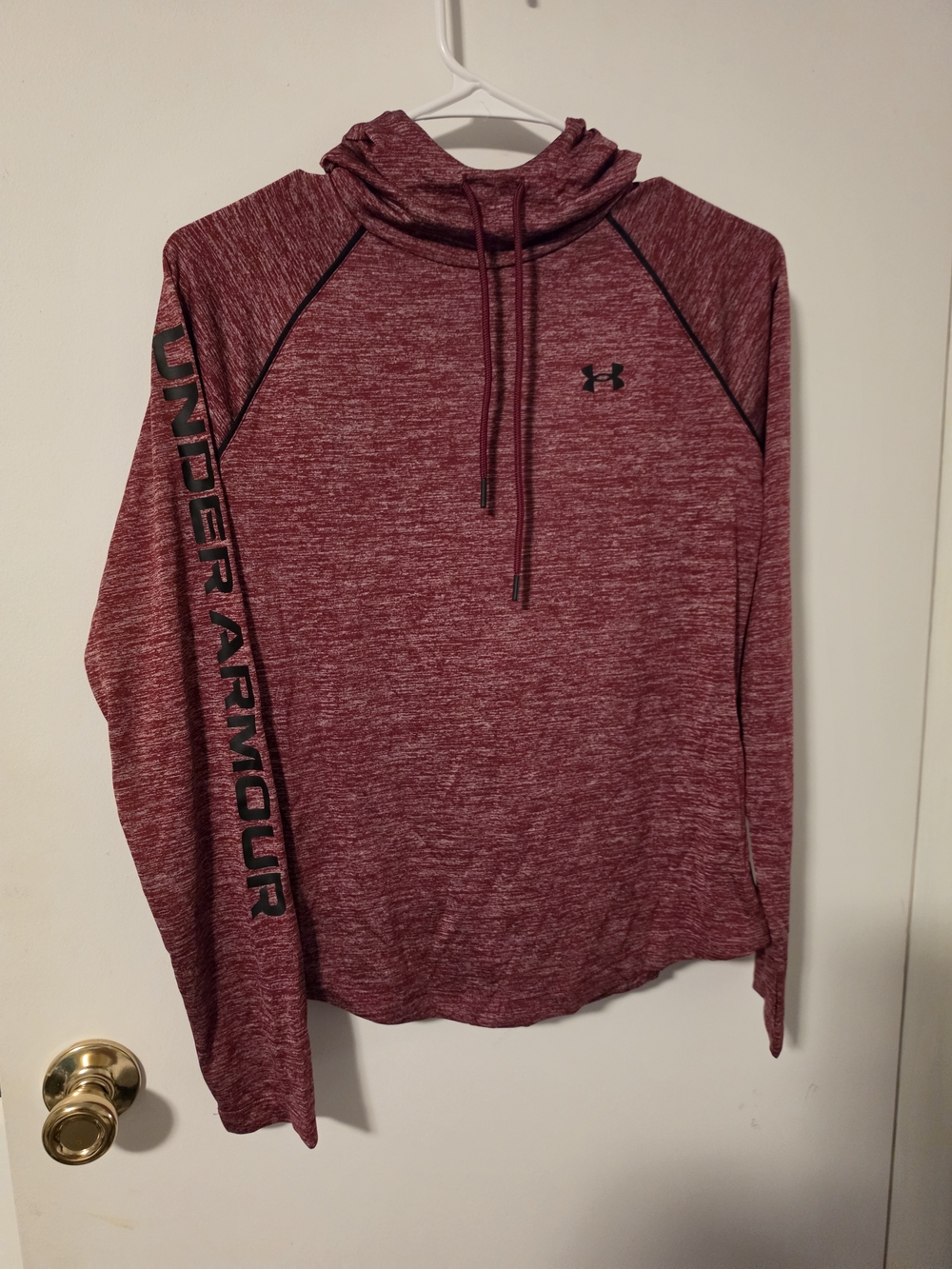 Under Armour Women’s Burgundy Heather Hoodie